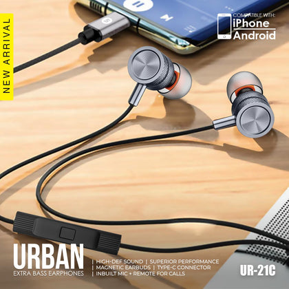 Urban Extra Bass Earphones (w Type-C Connector)